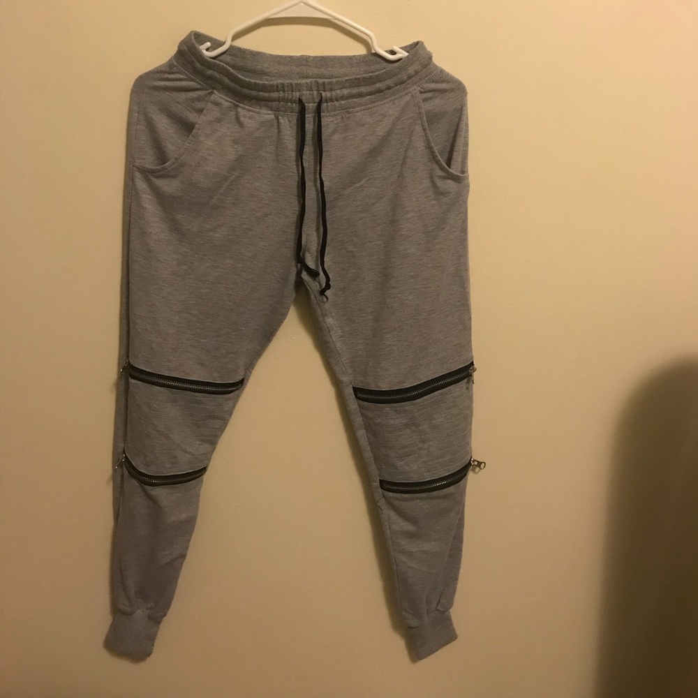 Gray joggers